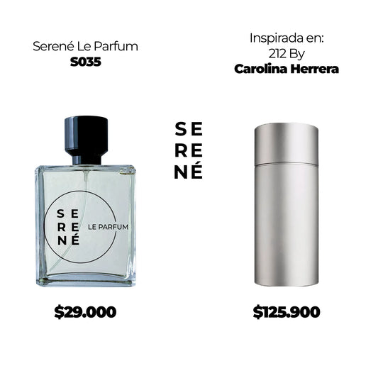 Serené Le Parfum S035 Inspirada en 212 By Carolina Herrera