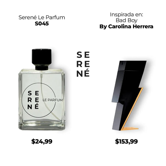 Serené Le Parfum S045 Inspirada en Bad Boy By Carolina Herrera