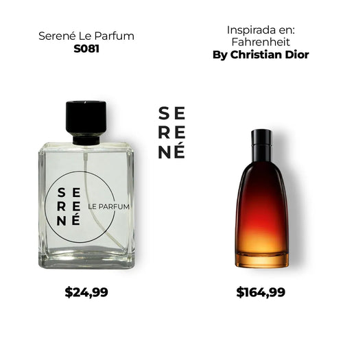 Serené Le Parfum S081 Inspirada en Fahrenheit By Christian Dior