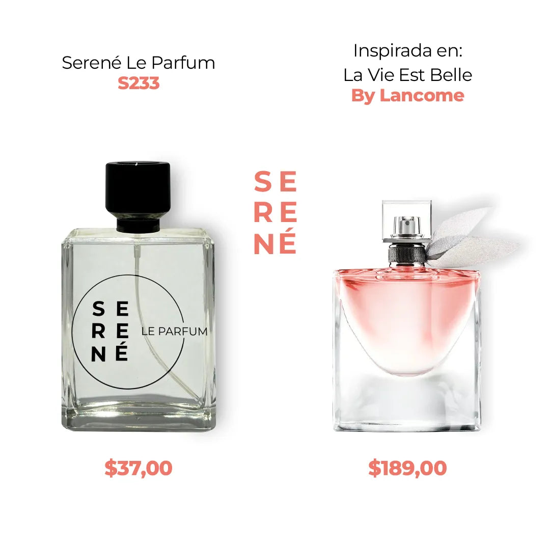 Serené Le Parfum S233 Inspirada en La Vie Est Belle By Lancome