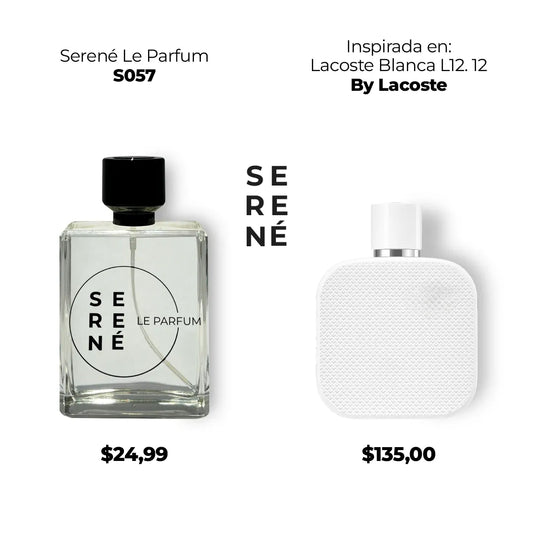 Serené Le Parfum S057 Inspirada en Lacoste Blanca L12.12 By LaCoste