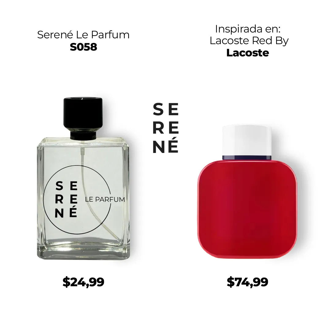 Serené Le Parfum S058 Inspirada en Lacoste Red By Lacoste