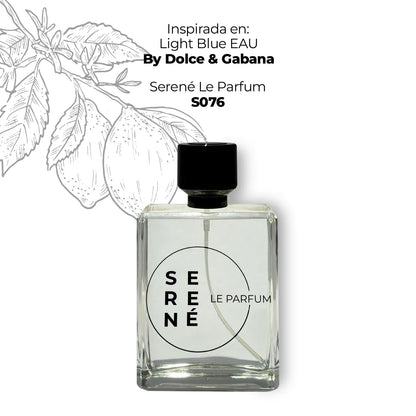 Serené Le Parfum S076 - Inspirada en Dolce & Gabbana Light Blue por D&G