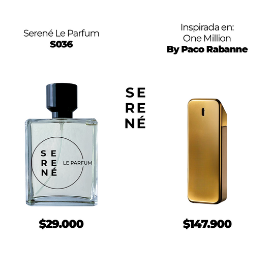 Serené Le Parfum S036 - Inspirada One Million By Paco Rabanne