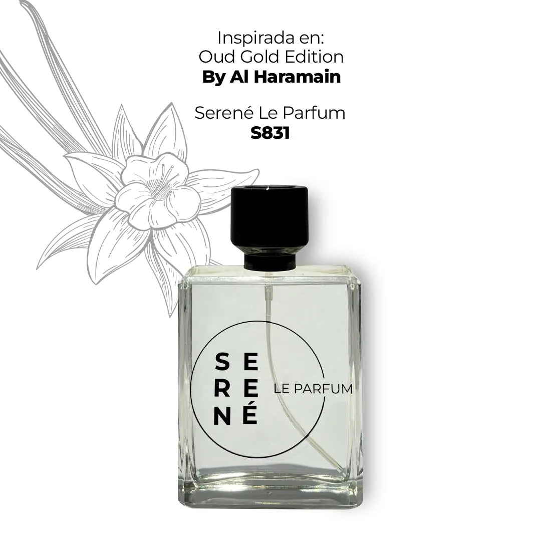 Serené Le Parfum S831 Inspirada en Amber Oud Gold Edition By Al Haramain