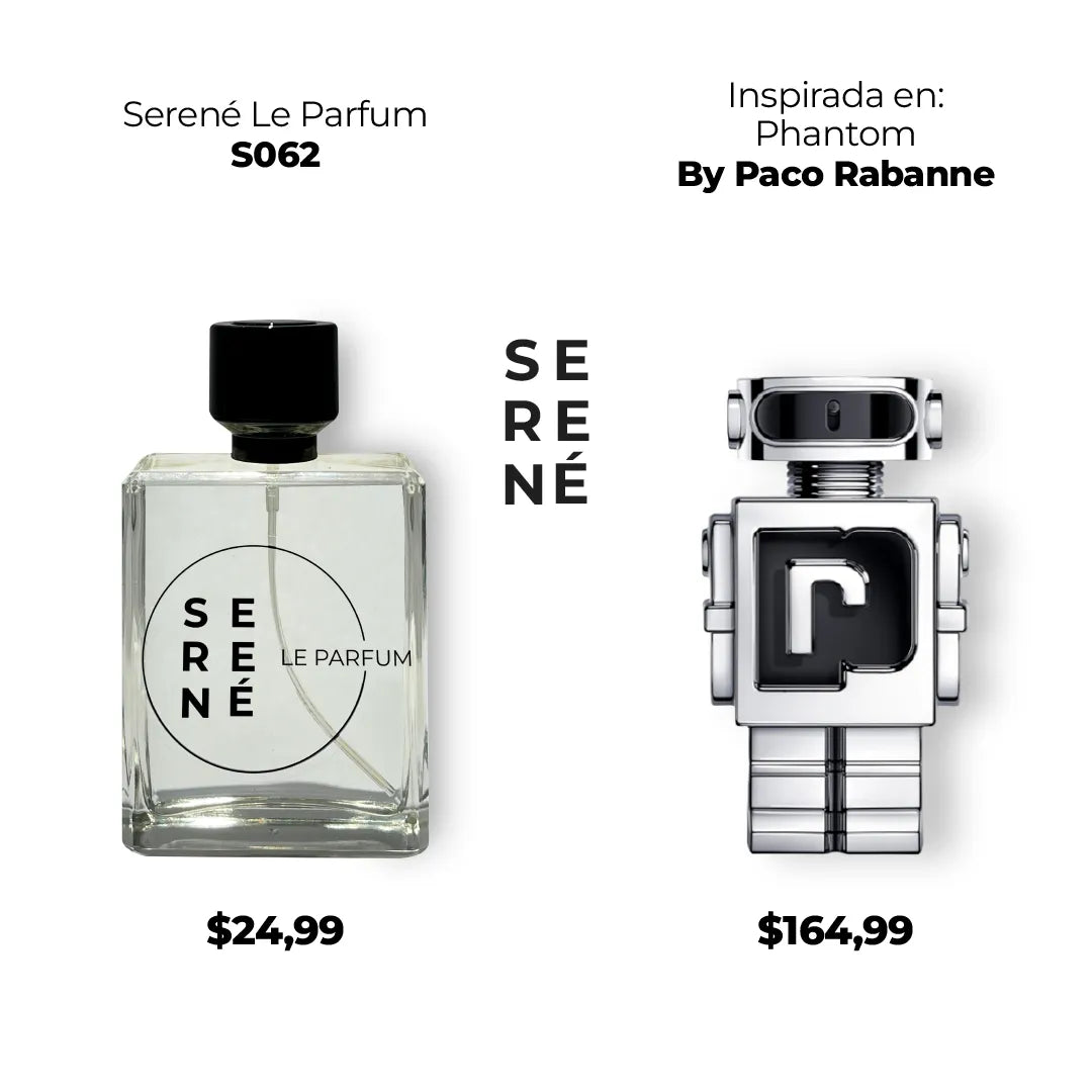 Serené Le Parfum S062 Inspirada en Phantom By Paco Rabanne