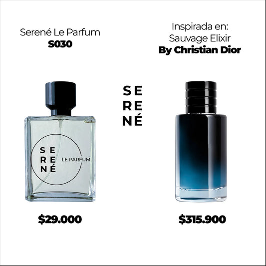 Serené Le Parfum S030 -  Inspirada en Sauvage Elixir por Christian Dior